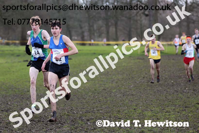 Mens under-20 Northern Cross Country Champs., Witton Park, Blackburn. Photo: David T. Hewitson/Sports for All Pics